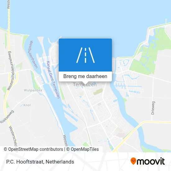 P.C. Hooftstraat kaart