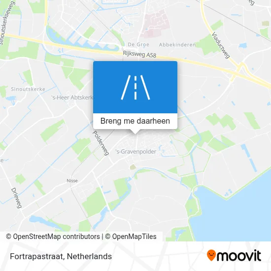 Fortrapastraat kaart