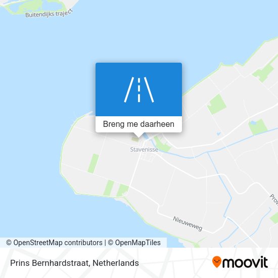 Prins Bernhardstraat kaart