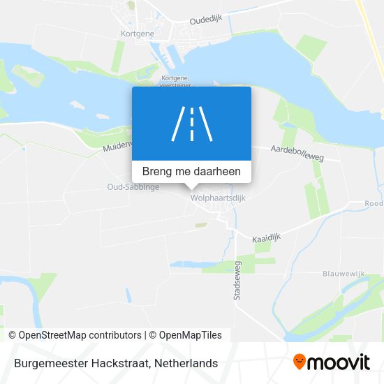 Burgemeester Hackstraat kaart