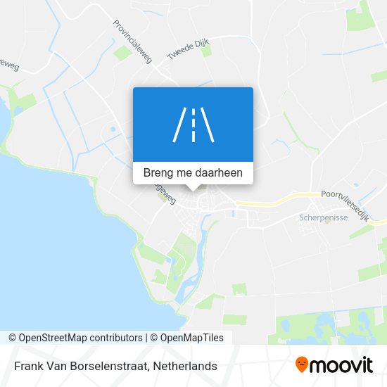 Frank Van Borselenstraat kaart