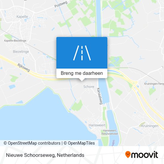 Nieuwe Schoorseweg kaart