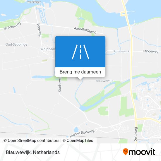 Blauwewijk kaart