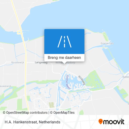 H.A. Hankenstraat kaart