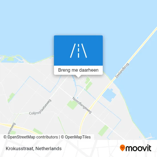 Krokusstraat kaart