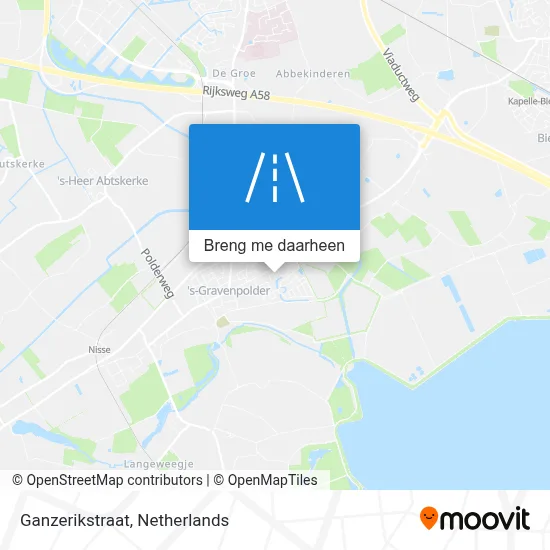 Ganzerikstraat kaart