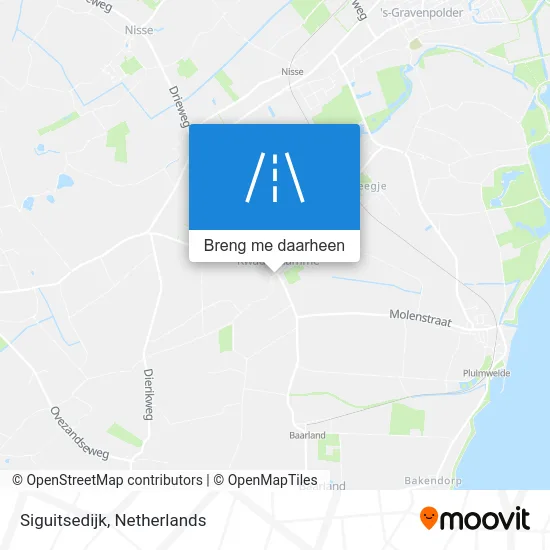 Siguitsedijk kaart