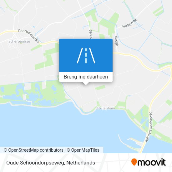 Oude Schoondorpseweg kaart