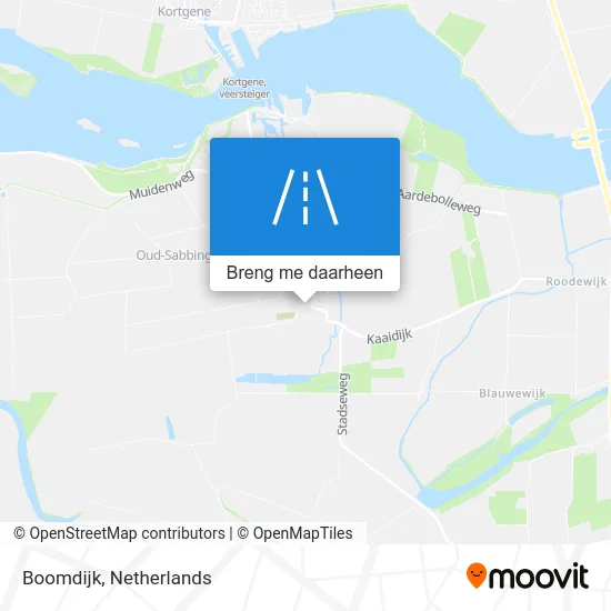 Boomdijk kaart