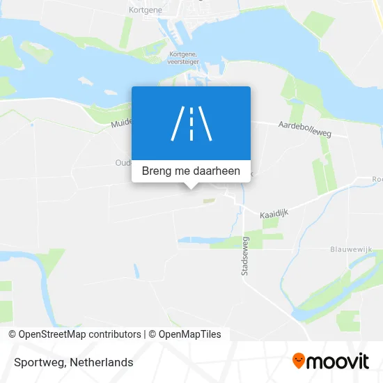 Sportweg kaart