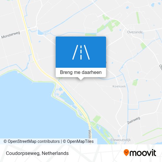 Coudorpseweg kaart