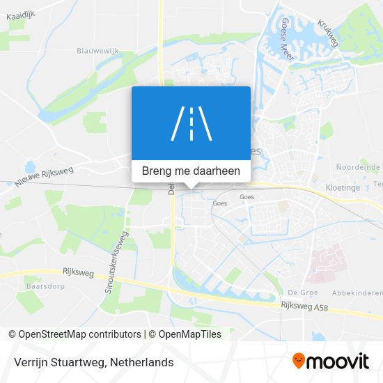 Verrijn Stuartweg kaart