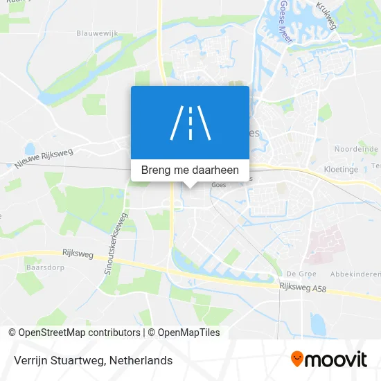 Verrijn Stuartweg kaart