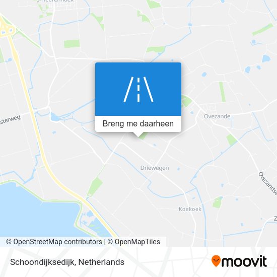 Schoondijksedijk kaart