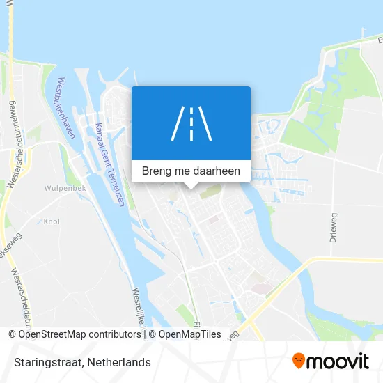 Staringstraat kaart