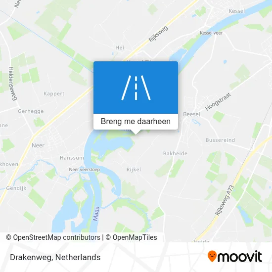Drakenweg kaart