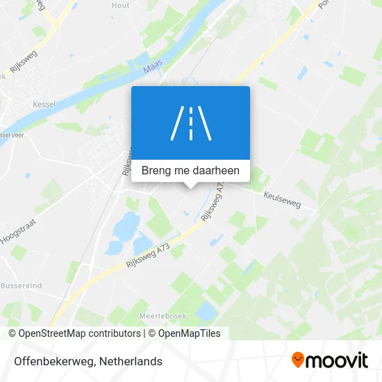 Offenbekerweg kaart