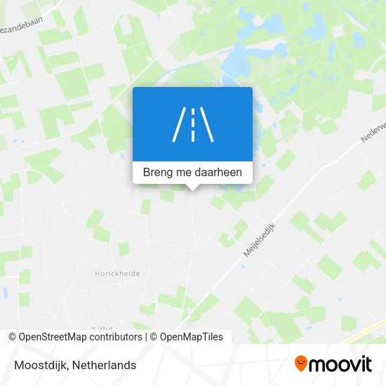 Moostdijk kaart