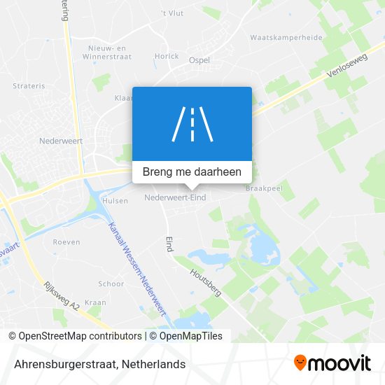 Ahrensburgerstraat kaart