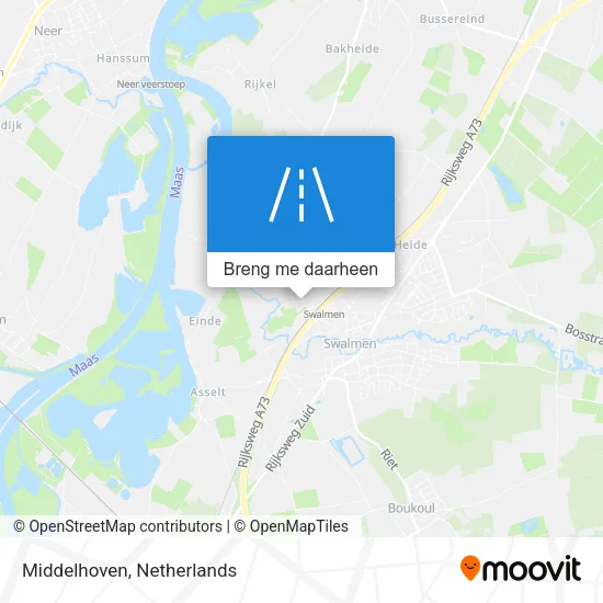 Middelhoven kaart