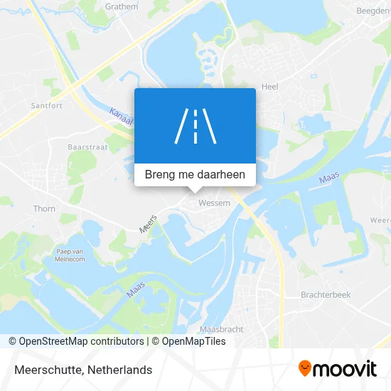 Meerschutte kaart