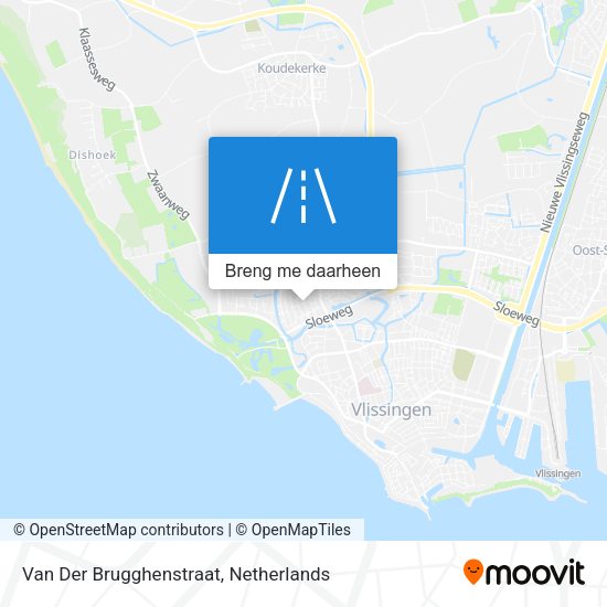 Van Der Brugghenstraat kaart