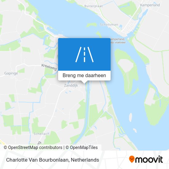 Charlotte Van Bourbonlaan kaart