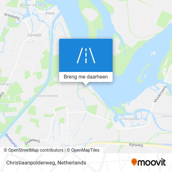 Christiaanpolderweg kaart