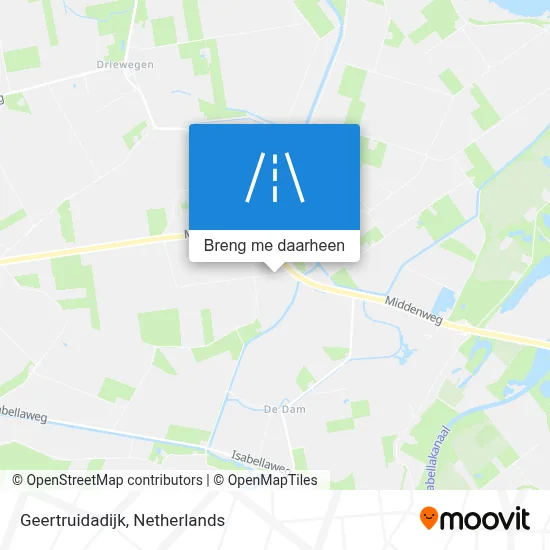 Geertruidadijk kaart