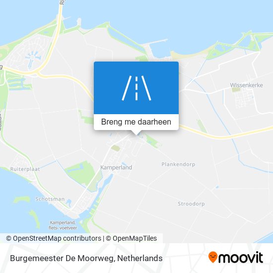 Burgemeester De Moorweg kaart