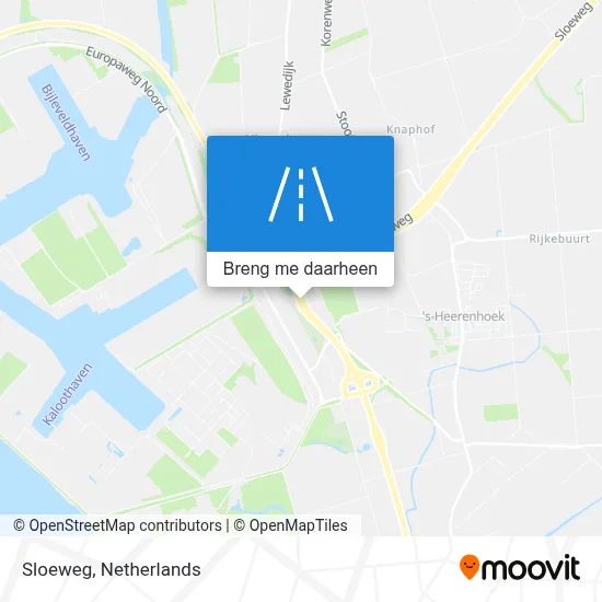 Sloeweg kaart