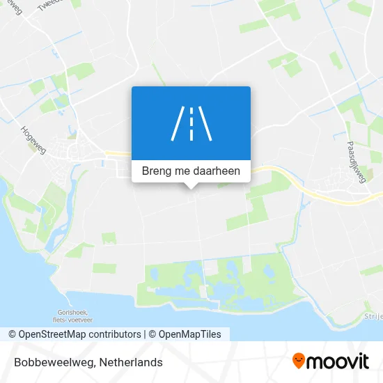 Bobbeweelweg kaart