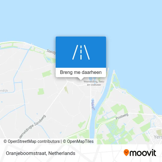 Oranjeboomstraat kaart
