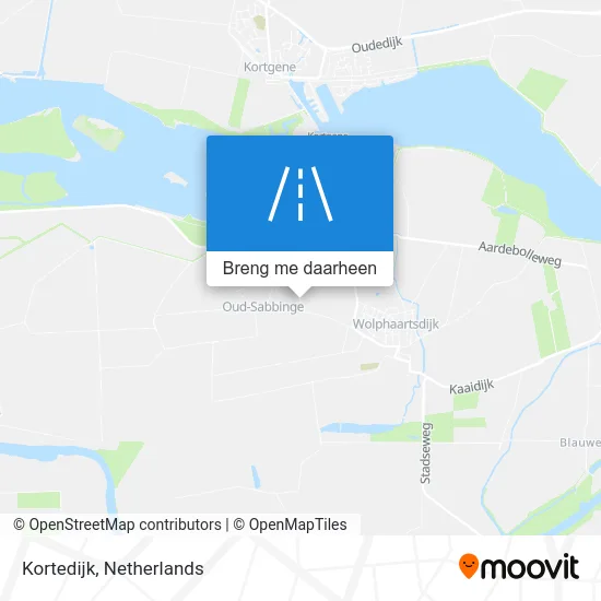 Kortedijk kaart