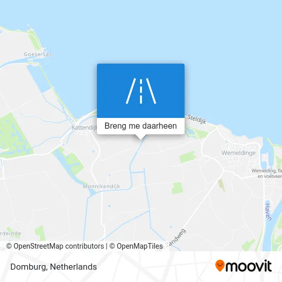 Domburg kaart