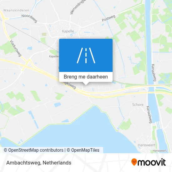 Ambachtsweg kaart