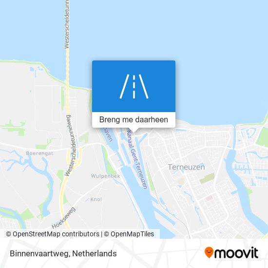 Binnenvaartweg kaart