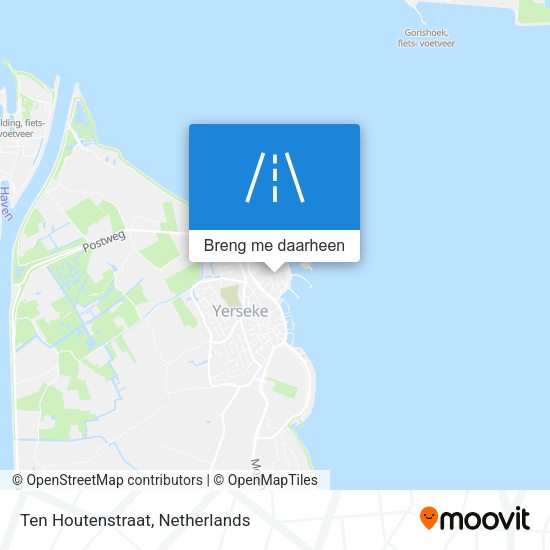 Ten Houtenstraat kaart
