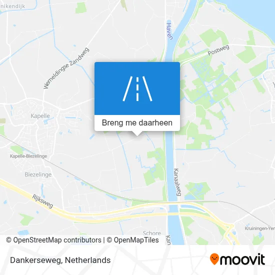Dankerseweg kaart