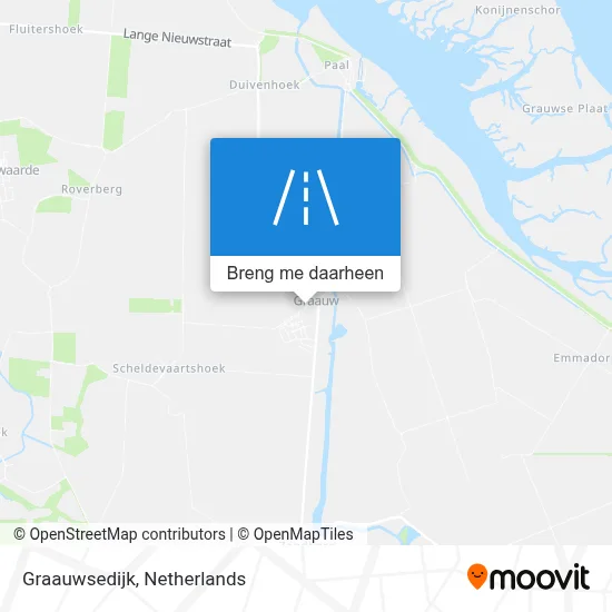 Graauwsedijk kaart