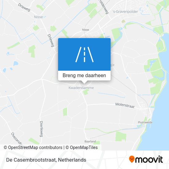 De Casembrootstraat kaart