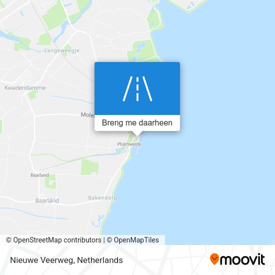 Nieuwe Veerweg kaart