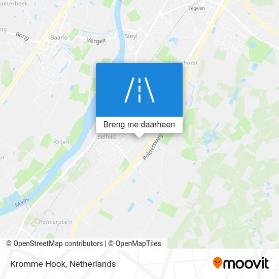 Kromme Hook kaart