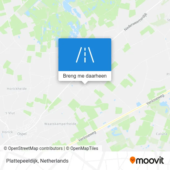 Plattepeeldijk kaart