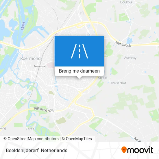Beeldsnijdererf kaart