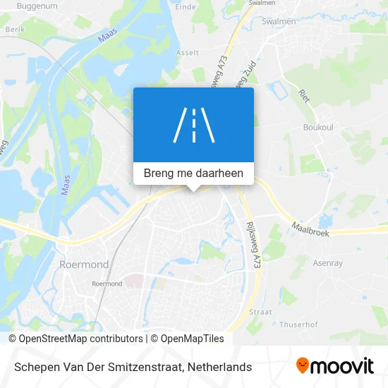 Schepen Van Der Smitzenstraat kaart