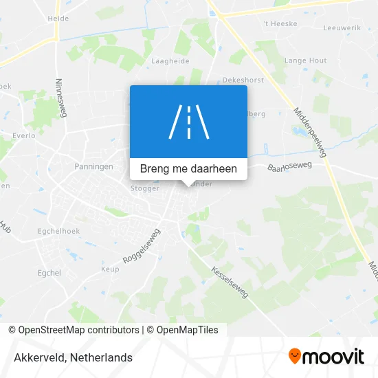 Akkerveld kaart