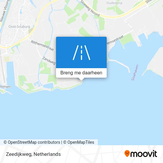 Zeedijkweg kaart