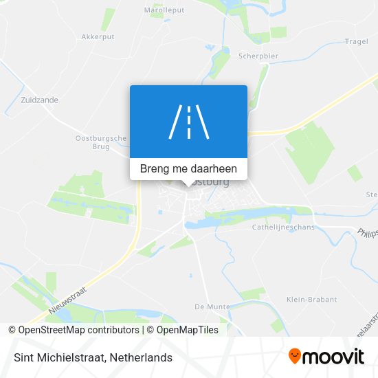 Sint Michielstraat kaart