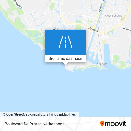 Boulevard De Ruyter kaart
